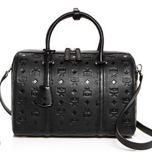 MCM essential monogram medium satchel